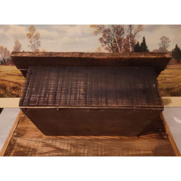 Reclaimed Wood Rustic Shadow Box - 4" Depth - Perfect for Crafters & Artists - Picture 2 of 6